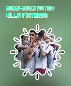 Aston villa fixtures