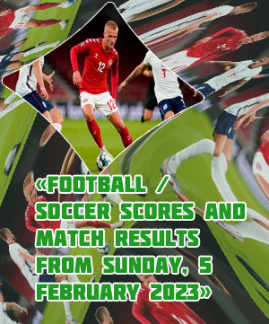 Football latest scores