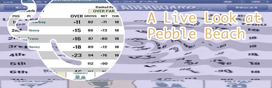 Live golf scores