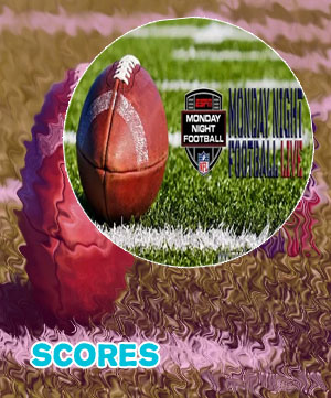 Monday night football score