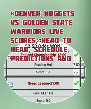 Predictions scores